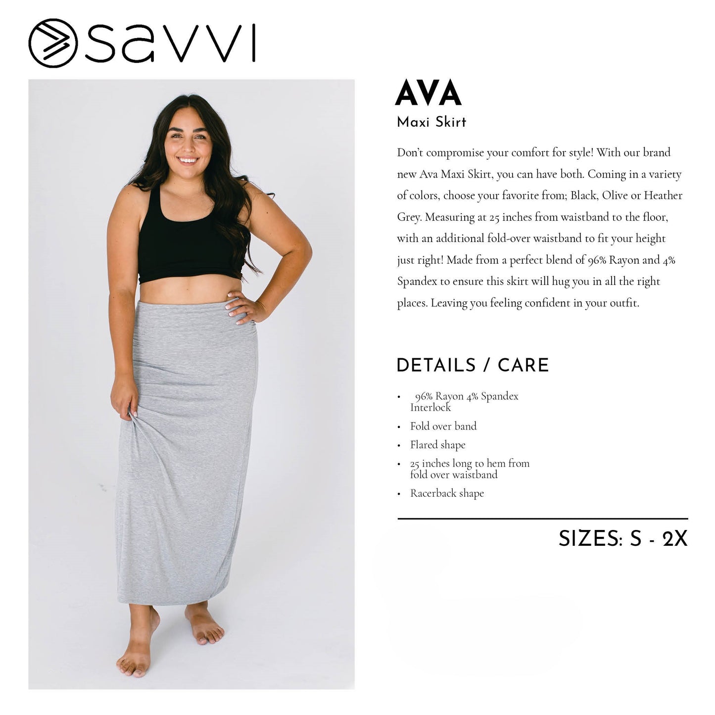 Ava Maxi Skirt