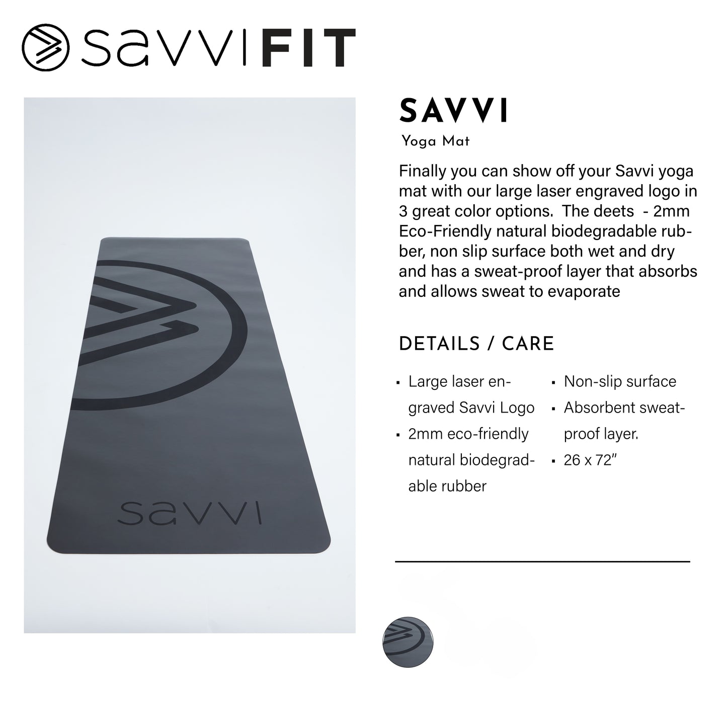 Savvi Yoga Mat