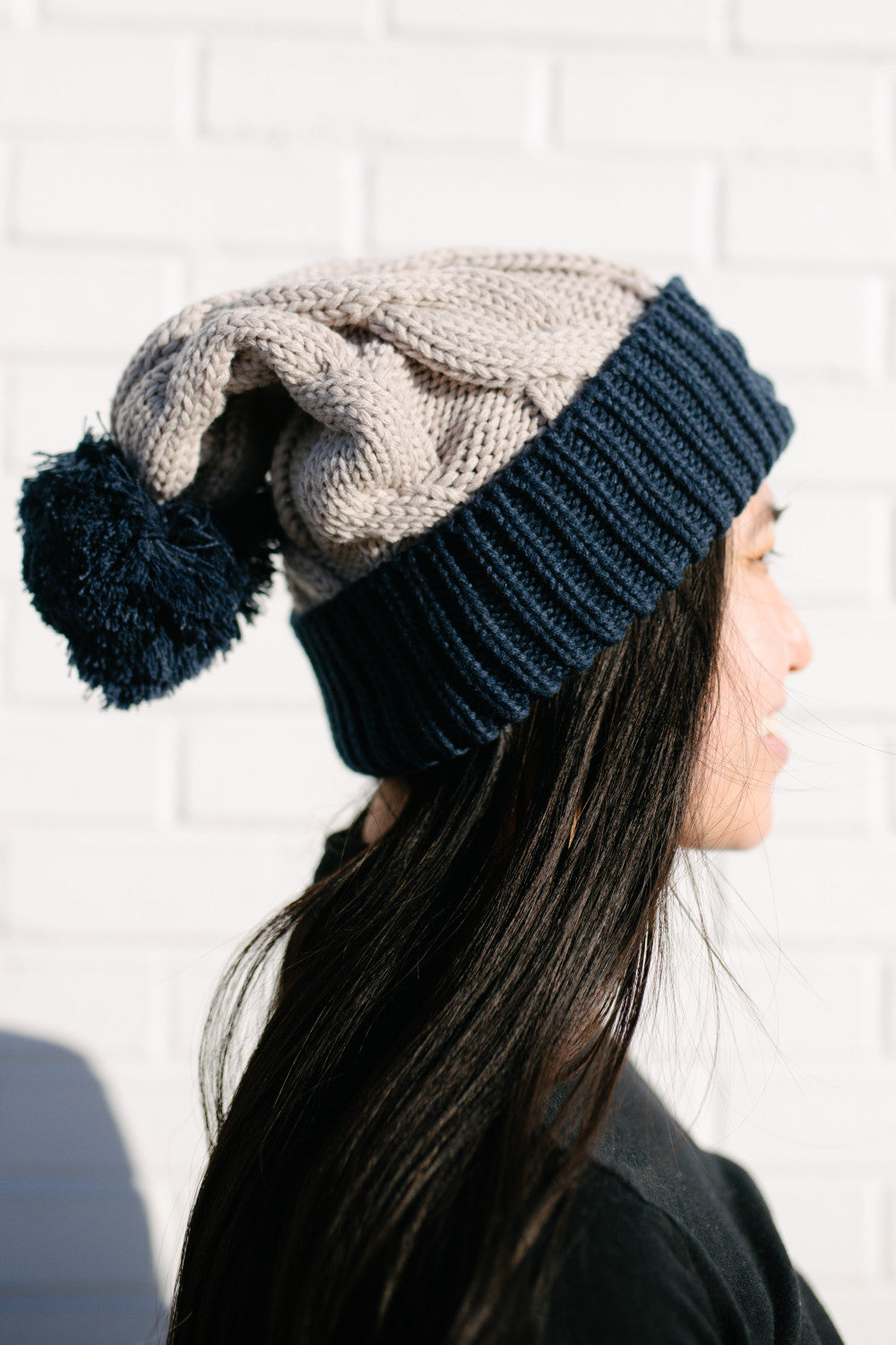 Savvi Chunky Pom Beanie