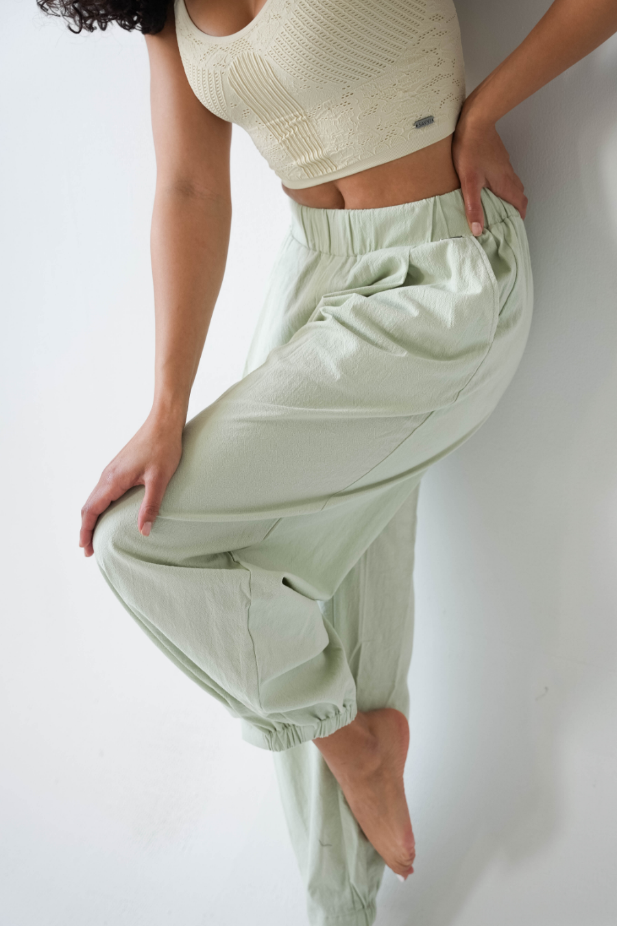 Alice High Rise Pleated Pant